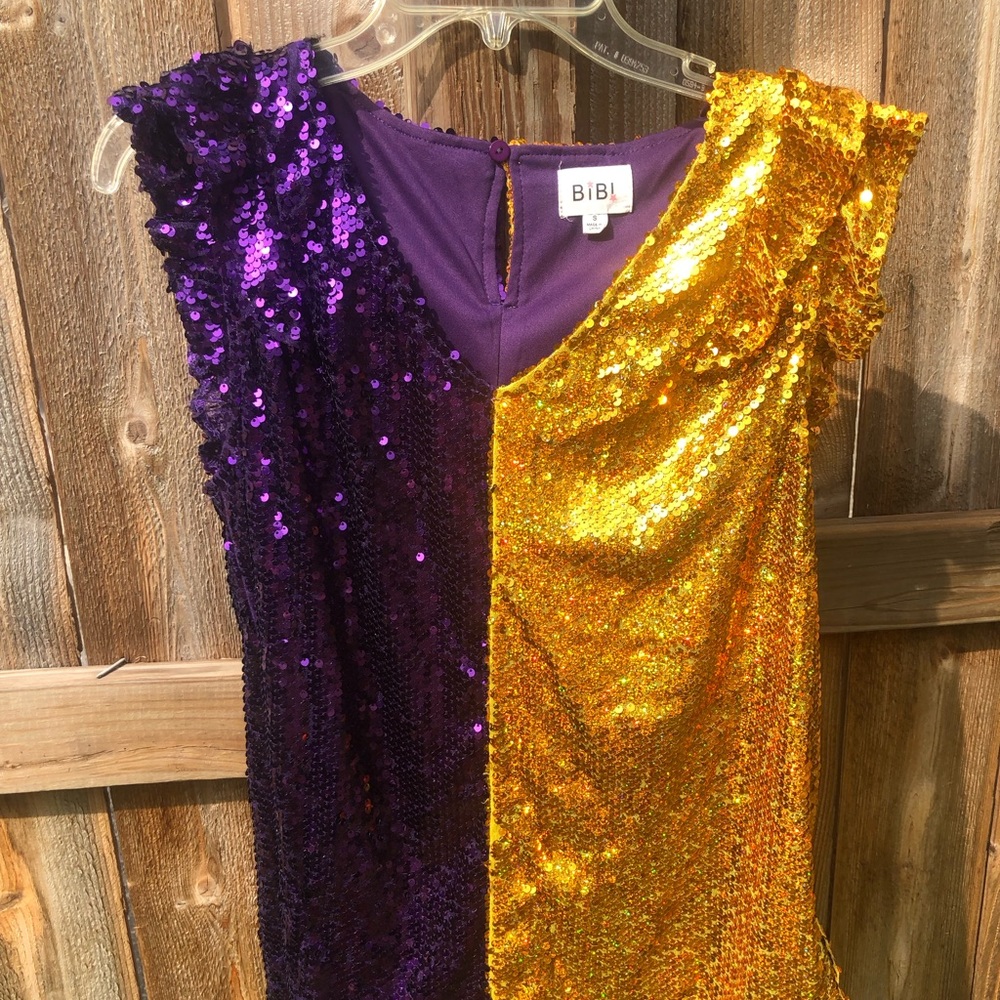 Bibi Sequin Blouse Small